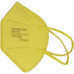 Barbeador MAX-02 FFP2 Filtering Half Mask Κίτρινη 10τμχ