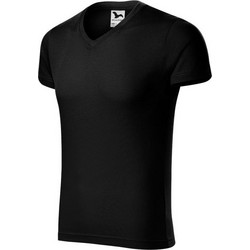 Malfini Ανδρικό Αθλητικό T-Shirt Μαύρο MLI-14601