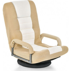 Costway Πολυθρόνα Relax Περιστρεφόμενη Μπεζ HW65937CF