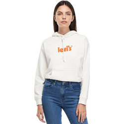 Levi's Γυναικείο Φούτερ με Κουκούλα & Τσέπες Άσπρο 18487-0110