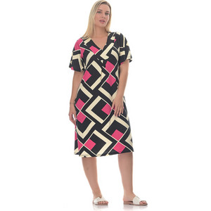 PNN Nightwear Midi Καλοκαιρινό Καθημερινό Φόρεμα Μαύρο 0243-0003-2