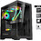 Armaggeddon Aquaron Pro Black Gaming Midi Tower Κουτί Υπολογιστή με Πλαϊνό Παράθυρο