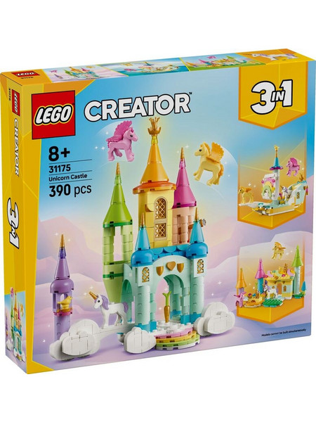 Lego Creator 3-in-1 Unicorn Castle για 8+ Ετών 31175