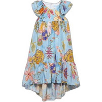 Abel & Lula Παιδικό Φόρεμα Floral Γαλάζιο 25-05058-003