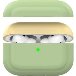AHAstyle PT-P2 Θήκη Σιλικόνης για Apple AirPods Pro 1 Πράσινο Mint Κίτρινη