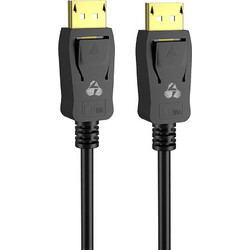Powertech Καλώδιο DisplayPort 1.4 to DisplayPort Male 1.5m Black CAB-DP050
