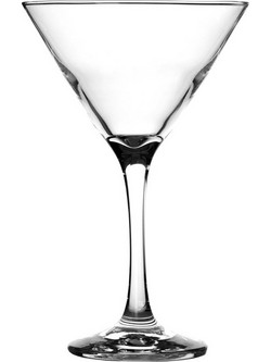 Uniglass Σετ Ποτήρια Κοκτέιλ Γυάλινα Κολωνάτα 230ml 12τμχ 96511
