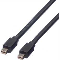 Roline Καλώδιο Mini DisplayPort 1.1 to Mini DisplayPort Male 2m Black 11.04.5640-20