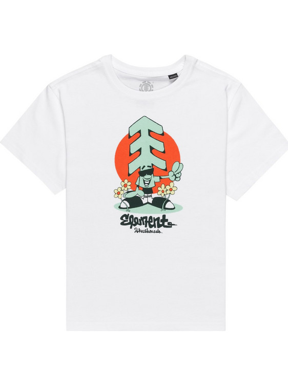 Element Παιδικό T-Shirt Κοντομάνικο Λευκό ELBZT00233-WBB0