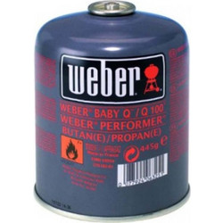 Weber Βaby Q & Performer Φιαλίδιο Υγραερίου Μίγμα Προπανίου Βουτανίου 445gr 17514