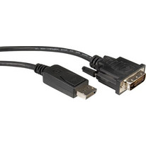 Value Καλώδιο DisplayPort to DVI Male 2m Black 11.99.5610