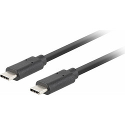 Lanberg USB-C to USB-C 1.8m Black CA-CMCM-32CU-0018-BK
