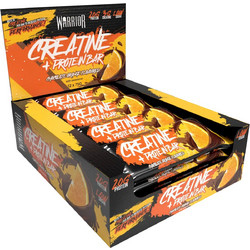 Warrior Supplements Creatine Protein Bar Chocolate Orange 75gr 12τμχ