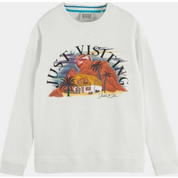 Scotch & Soda Ανδρικό Φούτερ Λευκό 169327-0006