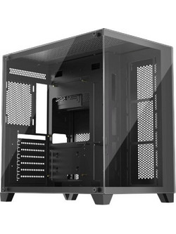 1stPlayer Megaview MV8-TP Black Gaming Midi Tower Κουτί Υπολογιστή με Πλαϊνό Παράθυρο