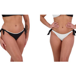 Moontide Bikini Slip Μαύρο Λευκό M7469RS