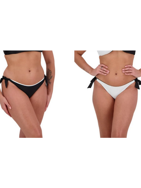 Moontide Bikini Slip Μαύρο Λευκό M7469RS