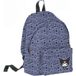 Graffiti Lila Pattern Kuromi Σχολική Τσάντα Πλάτης Λιλά 252236