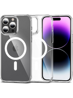 Tech-Protect Flexair Hybrid Magsafe Back Cover Clear (iPhone 15 Pro Max)