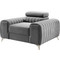 PoliHome Πολυθρόνα Γκρι Rene 162736579