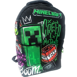 Gim Minecraft Metro Art Σχολική Τσάντα Πλάτης Δημοτικού Πολύχρωμη 316-03032