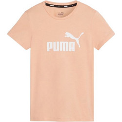 Puma ESS Logo Γυναικείο Αθλητικό T-Shirt Σομόν 586775-46