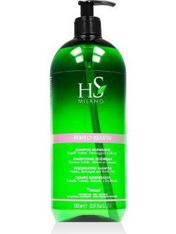 Hs Milano Perfect Keratin Σαμπουάν Κερατίνης για Επανόρθωση για Ταλαιπωρημένα Μαλλιά 1lt