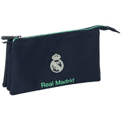 Safta Real Madrid C.F. Κασετίνα με 3 Θήκες Navy Μπλε S4313242