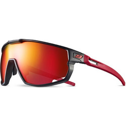 Julbo J5341122-0310 Ανδρικά Γυαλιά Ηλίου Μάσκα Κοκάλινα Κόκκινο Μαύρο με Πορτοκαλί Φακό