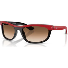 Ray-Ban RB2489 955/51 Γυναικεία Γυαλιά Ηλίου Μάσκα Κοκάλινα Κόκκινο με Καφέ Φακό