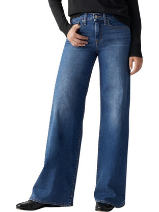 Levi's 318 Shaping Γυναικείο Τζιν Παντελόνι Κανονική Εφαρμογή Μπλε 001PZ-0001