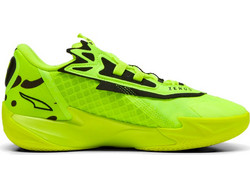 Puma Scoot Zeros II Ανδρικά Αθλητικά Παπούτσια για Μπάσκετ Lime 312223-02