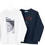 Mayoral Σετ Παιδικά T-Shirt Μακρυμάνικα Λευκό Navy Μπλε 15-04091-051