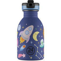 24Bottles Space Friends Παιδικό Παγούρι Θερμός Ανοξείδωτο BPA Free Navy Μπλε 250ml