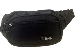 Rain Τσαντάκι Μέσης Αδιάβροχο Μαύρο RWB2040