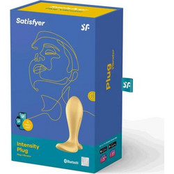 Satisfyer Intensity Πρωκτική Σφήνα Ασύρματη με Δόνηση Χρυσή D-234321
