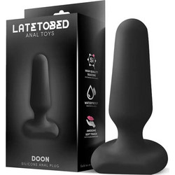 LateToBed Doon Πρωκτική Σφήνα 7cm Μαύρη
