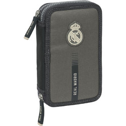 Safta Real Madrid C.F. Κασετίνα Γεμάτη με 2 Θήκες Γκρι 412524854