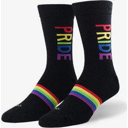 Cool Pride Ανδρικές Κάλτσες Ψηλές με Σχέδια Μαύρες 10224MCNCF