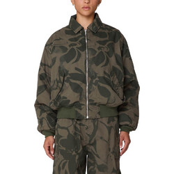 Obey Florien Γυναικείο Μπουφάν Bomber Μακρύ Χακί 221800441-GMU