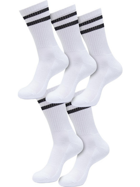 Urban Classics Ανδρικές Κάλτσες Ψηλές Λευκές 5Pack TB6801-01248