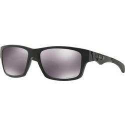 Oakley OO9135 34 Ανδρικά Γυαλιά Ηλίου Ορθογώνια Κοκάλινα Μαύρα με Aσημί Φακό