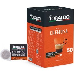 Caffe Toraldo Κάψουλες Espresso Cremosa Συμβατές με Μηχανή E.S.E Pod 50τμχ