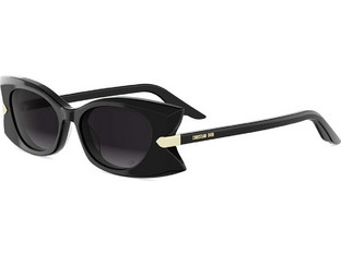 Dior S2I 10A1 Γυναικεία Γυαλιά Ηλίου Πολυγωνικά Κοκάλινα Μαύρα με Μαύρο Φακό