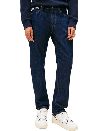 Tommy Hilfiger Ανδρικό Τζιν Παντελόνι Slim Εφαρμογή Navy Μπλε DM0DM22187-1BK