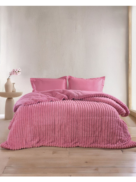 Rythmos Κουβερτοπάπλωμα Υπέρδιπλο 220x240 Butter Ροζ