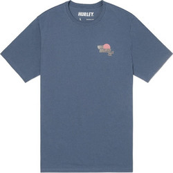 Hurley Ανδρικό Αθλητικό T-Shirt Πετρόλ MTS0039340-H726