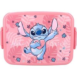 Vadobag Lilo & Stitch Πλαστικό Παιδικό Δοχείο Φαγητού Ροζ 1.063lt