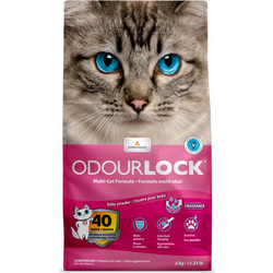 Intersand Odourlock Άμμος Γάτας Μπετονίτης με Άρωμα Πούδρα 12kg