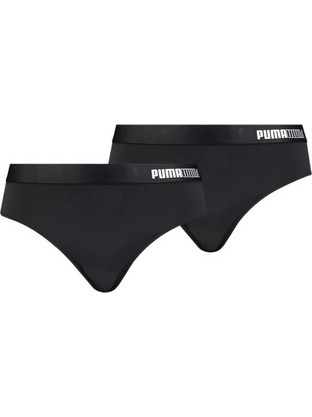 Puma Γυναικεία String Μαύρα 2Pack 701202502-001